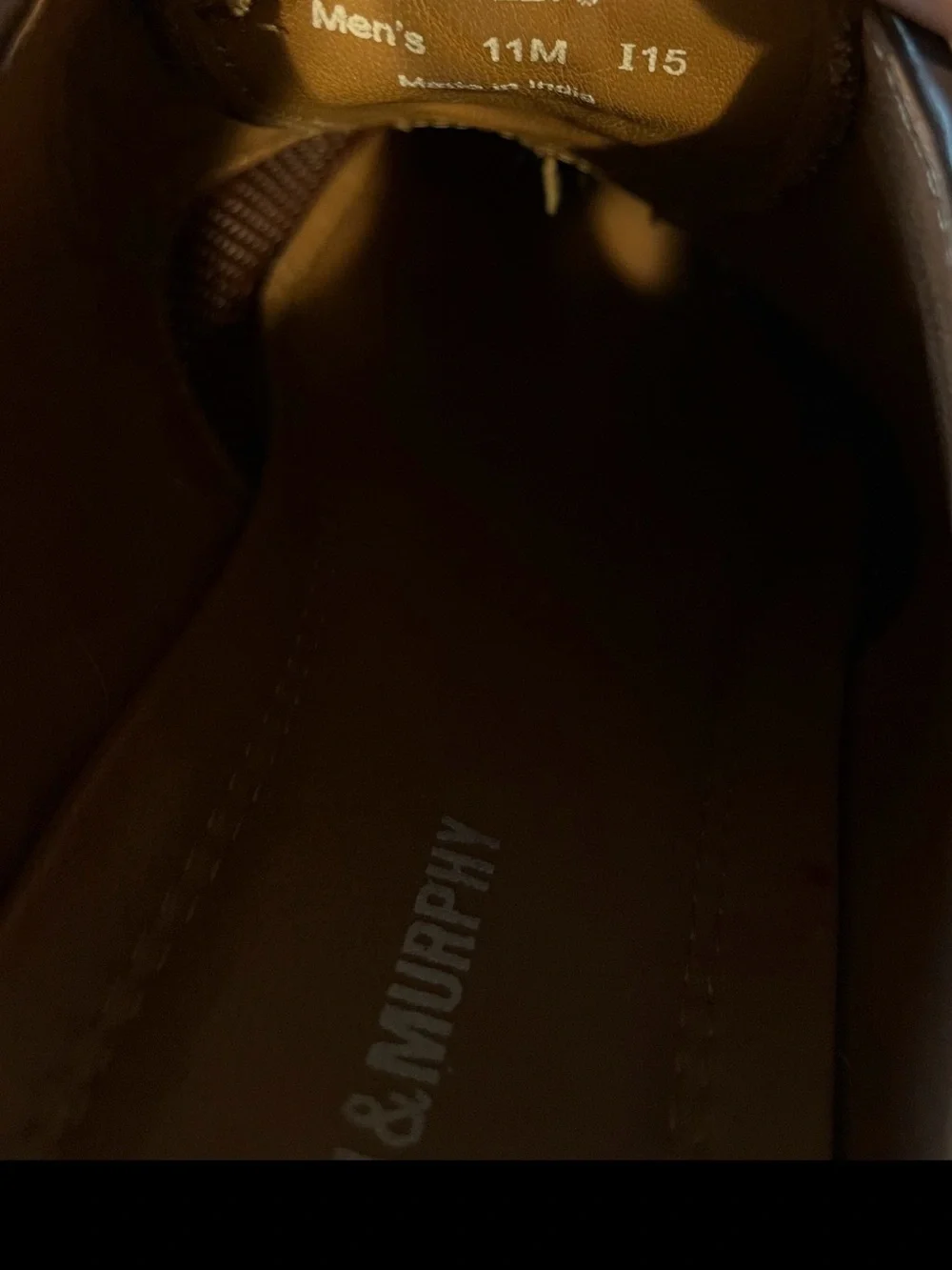 Johnston & Murphy Men's Chestnut Brown Leather Oxfords